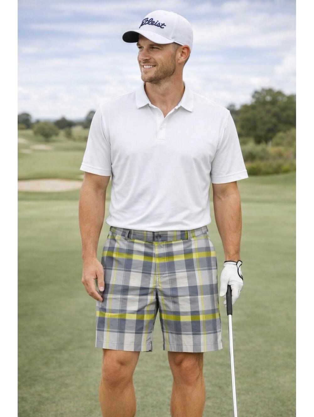 OP  Shorts Gray Yellow White Men’s Size 42